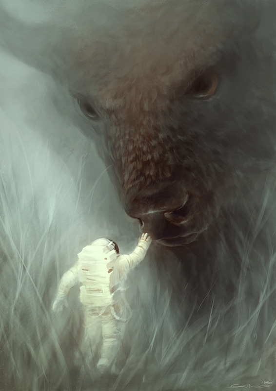 asylum-art-2:  Dreams in cosmos  by Aleksey Litvishkov on Behance 