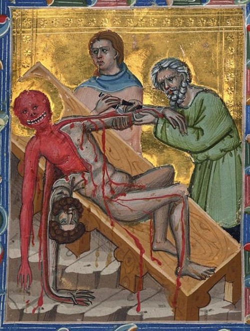 Martyrdom of Saint Bartholomew Hungarian Anjou legendary, Italy or Hungary c. 1325-1335https://painted-face.com/