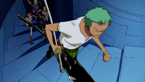 luffys-hat:  Zoro just can’t catch a break in this movie