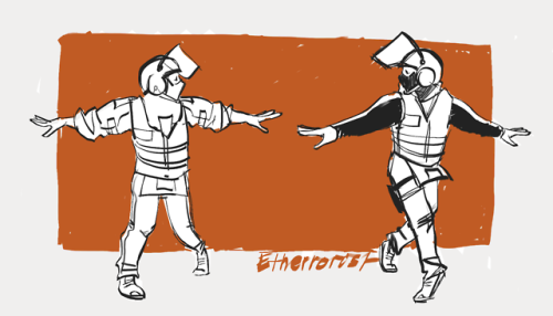 etherrorist: Some dance poses from ‘Miike Snow - Genghis Khan’ music vid¯\_(ツ)_/¯ 