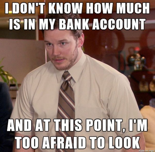 pr1nceshawn:  What it’s like to be broke… 