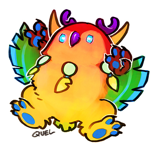 quelfabulous:&lt;3 Happy Pride &lt;3These little moonkin are FREE for you to use as AVATARS / ICONS 