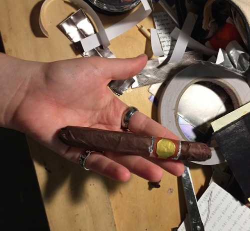 Prop cigar, Dear Brutus (2018) at Eclectic Full Contact Theater; Props design by Auden Granger [Imag