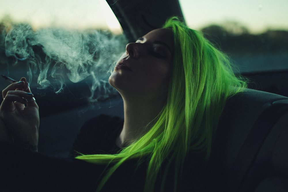entediadoateamorte:  neon dreams.  by Julia Trotti model: madeline rae mason makeup: