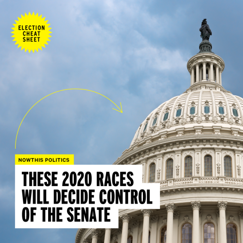 imalovellmachine: nowthisnews: These 2020 races will decide who controls the Senate. Can former Demo