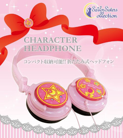 milkyglow:oshiokiyo:  Sailor Moon Stereo Headphones || Preorder || CDJapan  sailor mon