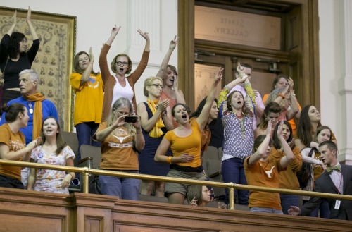 The Big Conversation | Texas Tribune
“ Thunderous protests and a marathon filibuster on Tuesday marked one of the most dramatic days of the Texas Legislature in recent memory.
In a stunning end to a mostly low-key legislative session, outnumbered...