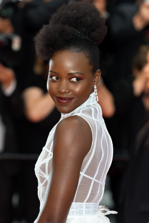 theavengers: Lupita Nyong’o attends the screening of ‘Sorry Angel’ during the 71st Annual Cannes Fil