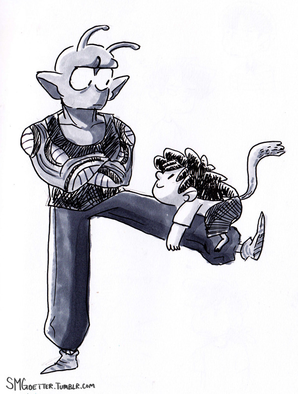 smgoetter:Last night I realized I’ve never drawn Piccolo before and then I went