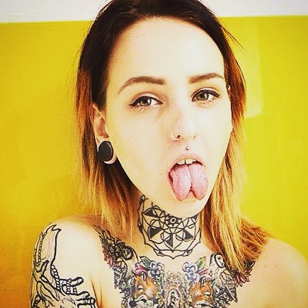 tatunettes: Split tonguesSome lovely tongue splits