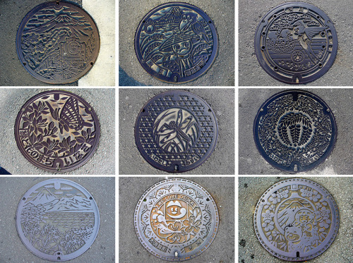 itscolossal: The Beauty of Japan’s Artistic Manhole Covers