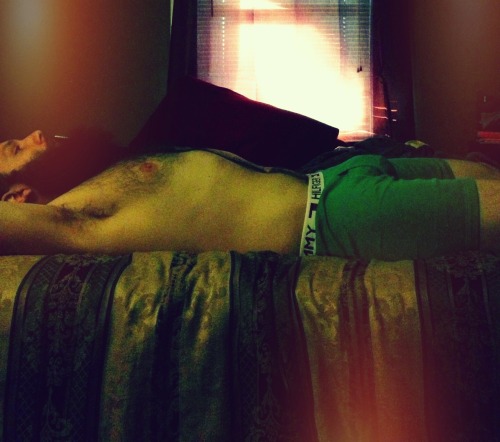 underweartuesday:   I recently had a conversation with a woman, and when she asked me what I was doing I replied ‘laying in bed.’ She said, ‘your favorite place.’ At first I was a little offended, but after a while I kind of came to terms with