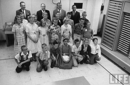 Summer computer class at System Development Corp.(Allan Grant. 1959)