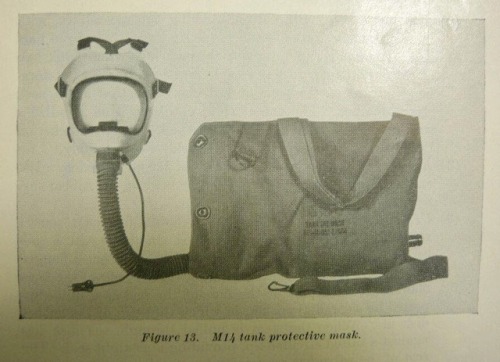 U.S. M14 Tank Mask In 1953,the need for a protection system for tank crews resulted in the developme