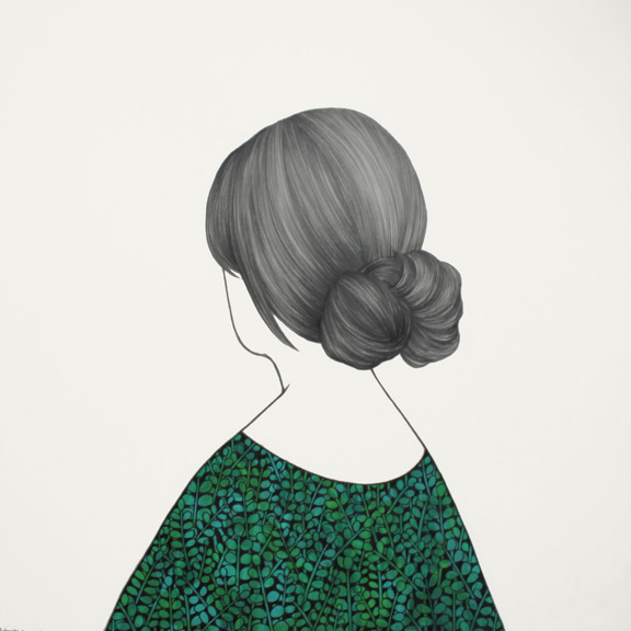 rosewong:  Change ‘ Rose Wong graphite and acrylic on mylar My pieces for the