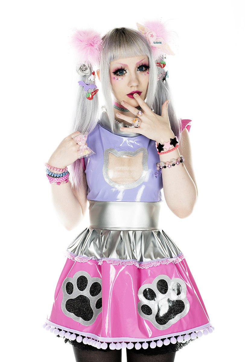 mashyumaro:Me modelling for magicalulala and her brand Kiss Me Kill Me for the second