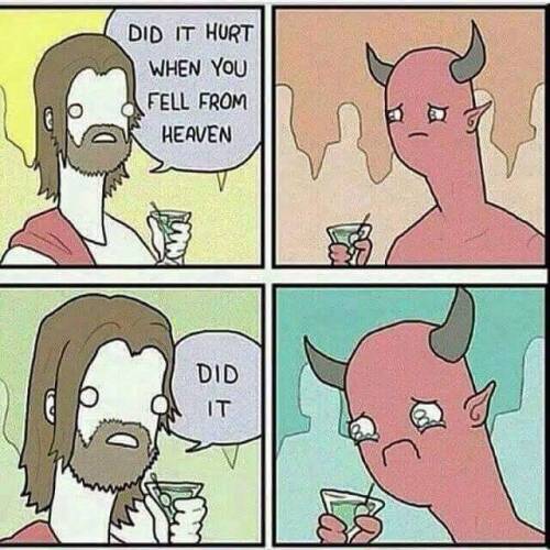 lolfactory:  Did it hurt when you fell from Heaven?☆ funny tumblr ☆ funny reblogs