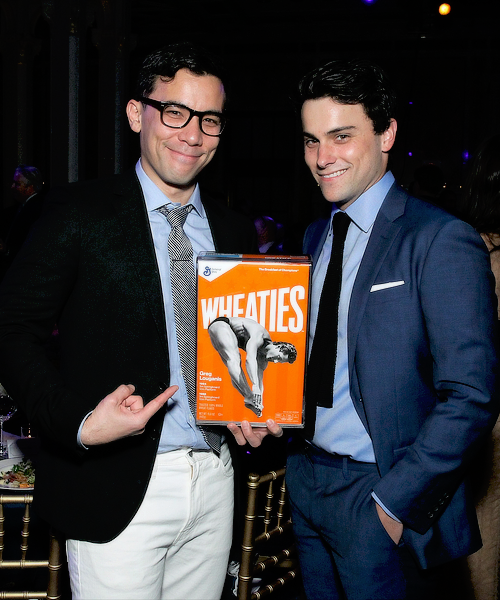 moonchild30:    Conrad Ricamora and Jack Falahee attend as Point Honors Gala honors  Greg Louganis and Pete Nowalk on April 11, 2016 in New York City.    