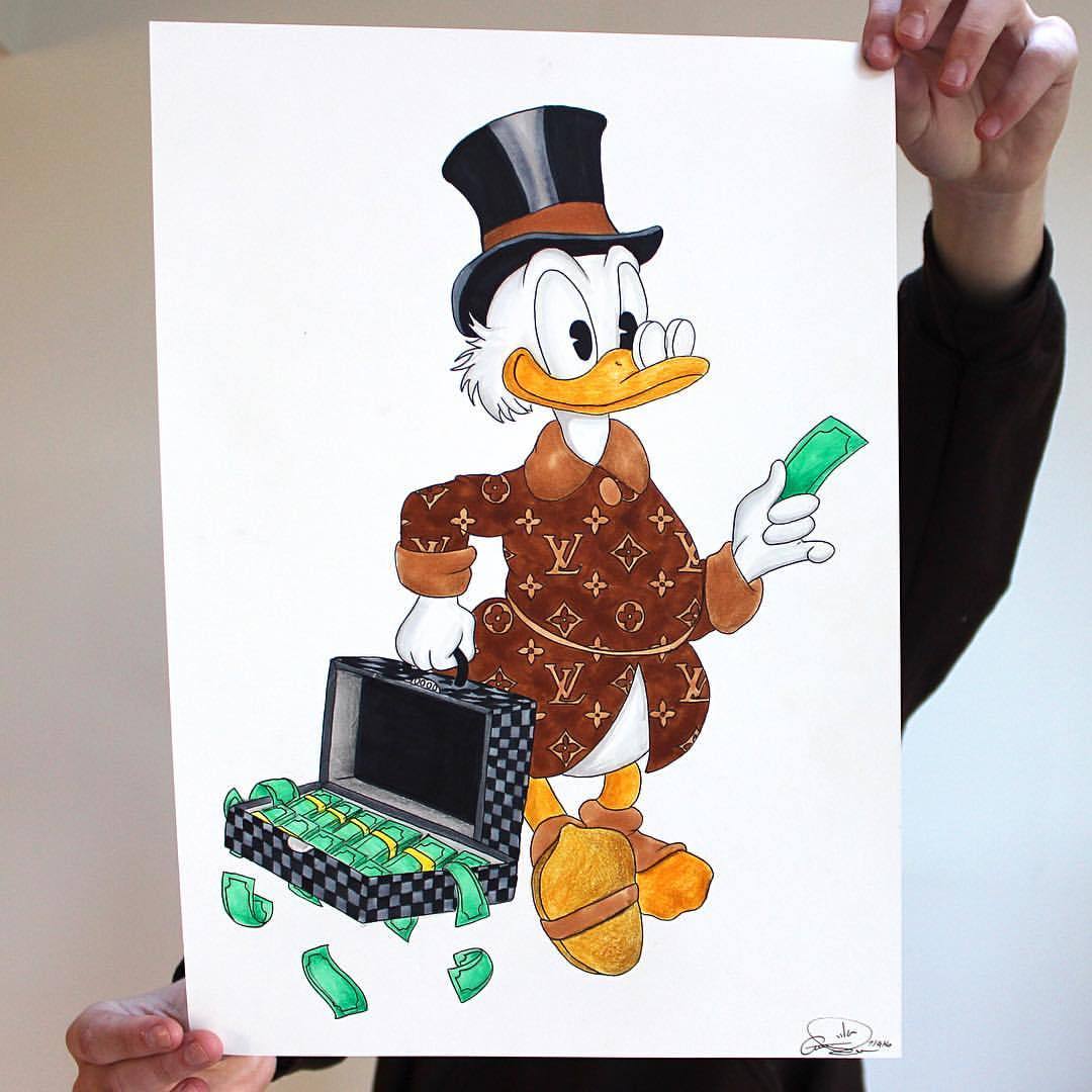 louis vuitton donald duck