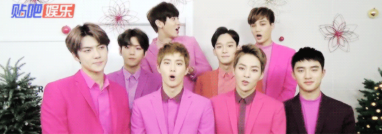 ohhsenshine:  exo wishing you a happy new year ♡