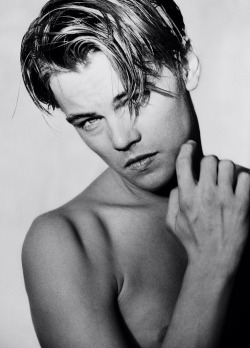 theaterforthepoor:    Leonardo DiCaprio by Greg Gorman / 1994  