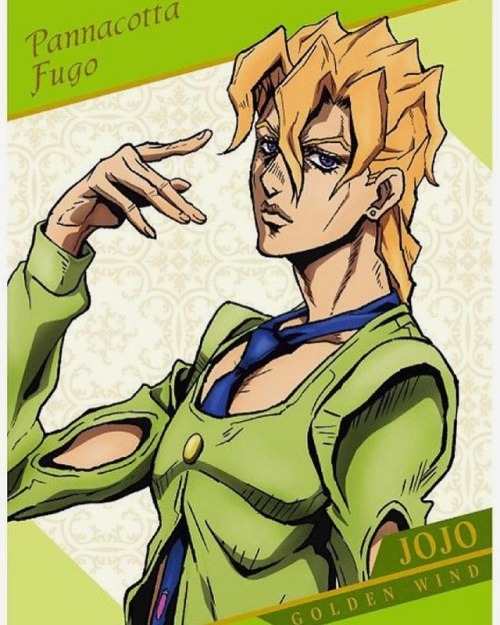 genuine-good-boy-of-the-day: Today’s Genuine Good Boy is: Pannacotta Fugo from JoJo’s Bi