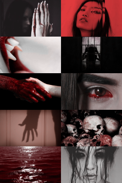 skcgsra:  aswang aesthetic a shapeshifting monster usually possessing a combination of the traits of either a vampire, a ghoul, a warlock/witch, or different species of were-beast in Filipino folklore or even all of them together. it is the subject of