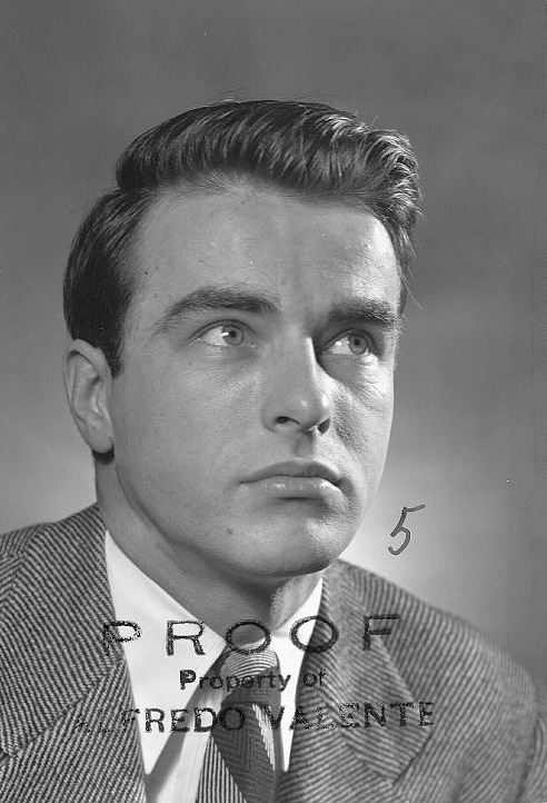 mattybing1025:  Montgomery Clift photographed by Alfredo Valente, 1948.