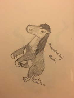 Jennilee-Rose:  @Markiplier Requested An Ape-Horse Mash Up… Here It Is ..  Oh God