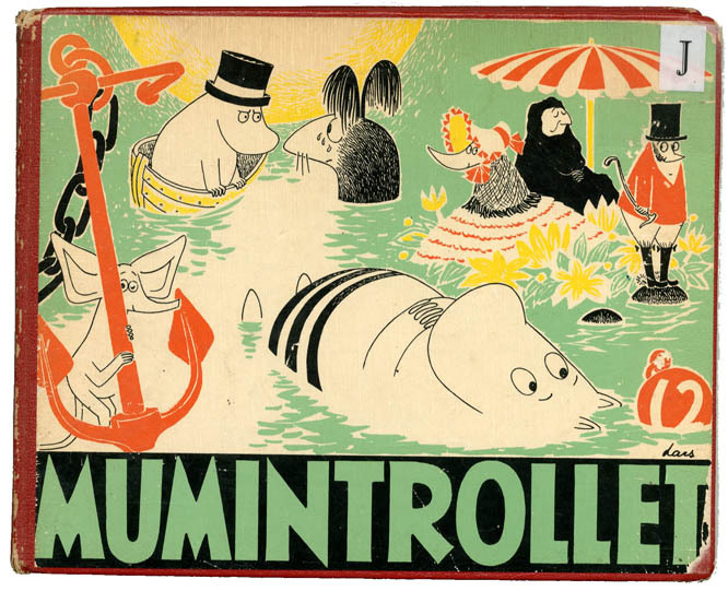 design-is-fine:  Tove Jansson, picture book series Mumintrollet, Moomin trolls, 4/1958-21/1974.