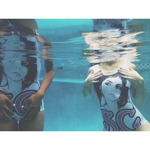 tristyntothesea:  Filming the new #suicidegirls movie. Check out these new suits!