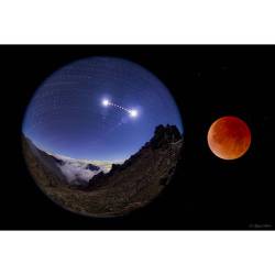 La Palma Eclipse Sequence #Nasa #Apod #Moon #Lunar #Eclipse #Canary #Island #Lapalma