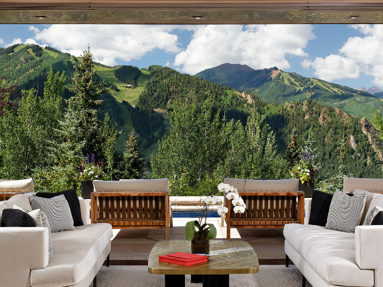 homeadverts:  Red Mountain Masterpiece located at the top of Red Mountain Ranch. Aspen,