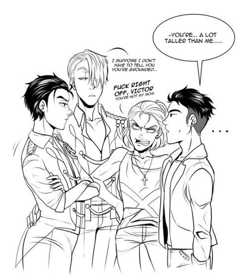 madelezabeth:otabek is tiny (my meager contribution to the WTTM hype, a little late lol)