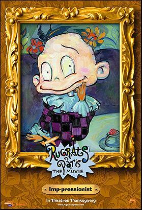 1upforlife:  “Rugrats in Paris” teaser movie poster ads (circa 2000) by artist