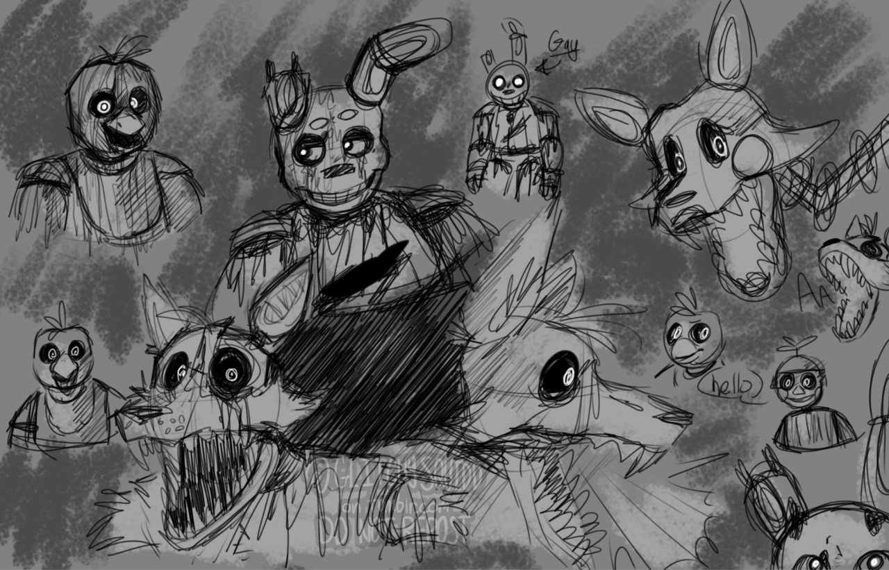 random af fnaf art