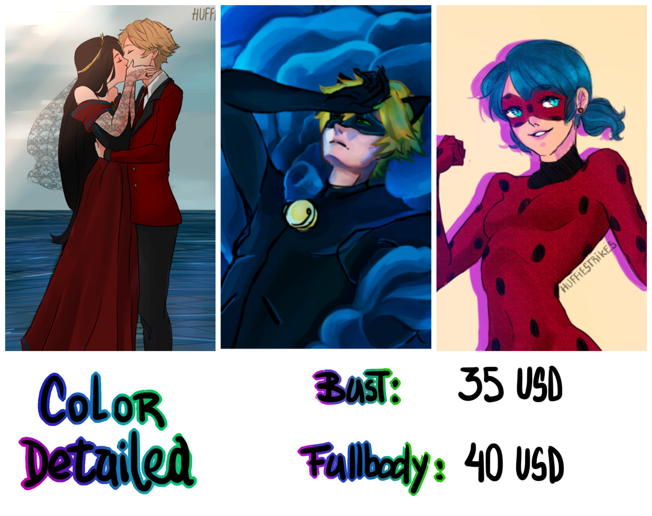 huffiestrikes: huffiestrikes:   Huffie’s Summer Holidays Commissions are open guys~!