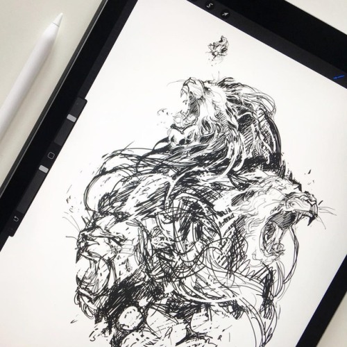 Lionheads / xxx sketch