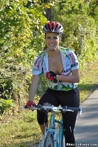 Topless Girls On Bikes