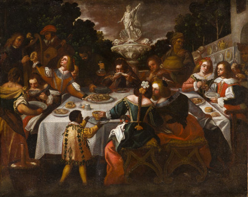 Unknown title,painting by an artist from the circle of Valencian painter Miguel March (1633-1670)