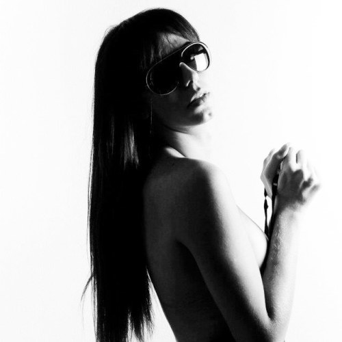 #beautiful #Brazilian #transex #model Felipa Tavares pose on simple black n white shoot . #trans #ts