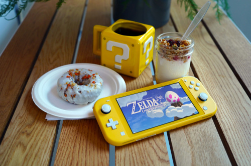 Wake up and discover what adventures await with the Nintendo Switch Lite system and the Legend of Ze