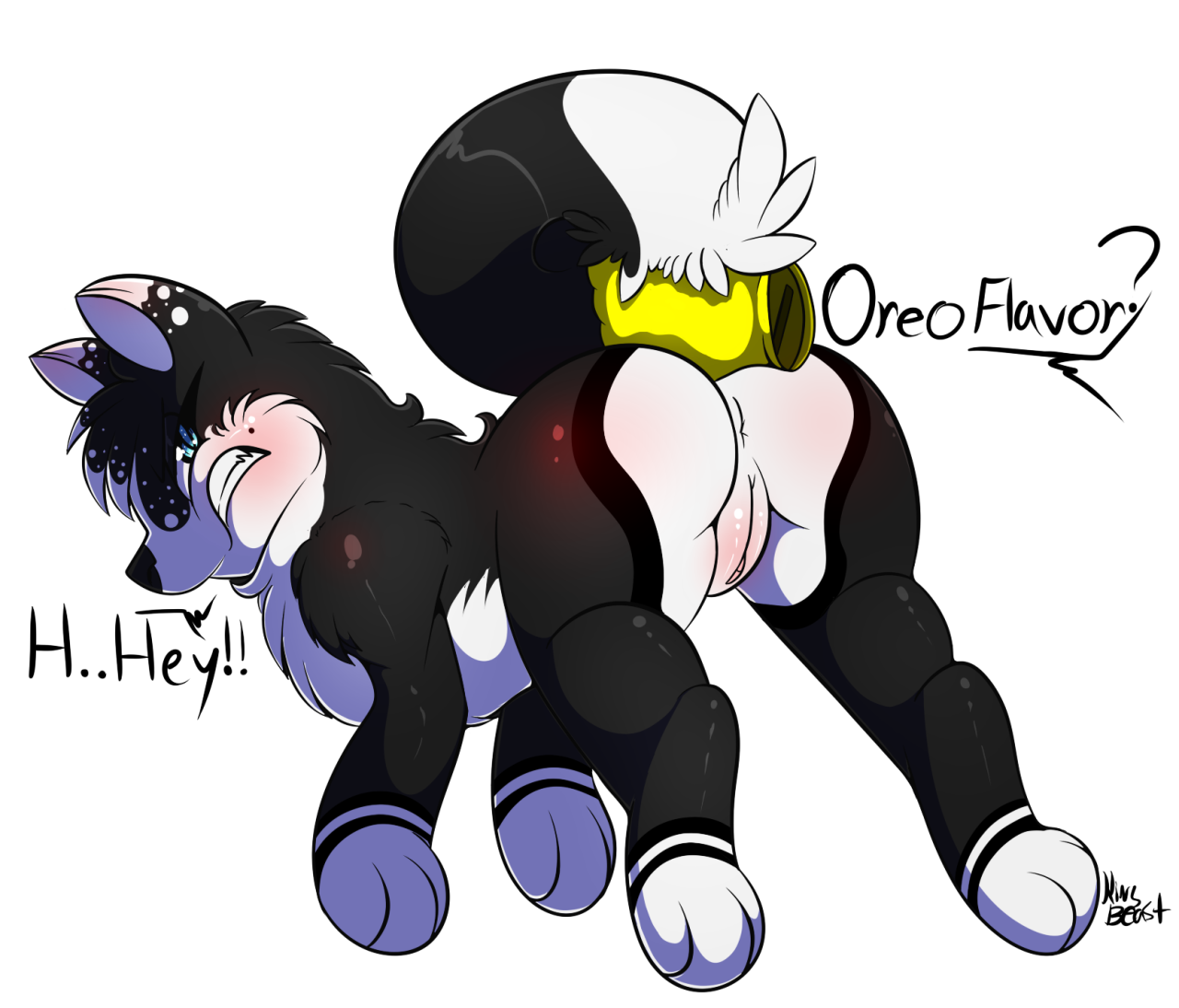 the-big-bad-wolf-art:A Oreo Dog for your taste buds! Shes the only one created so