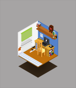 madeinhexels:  My Room in real life