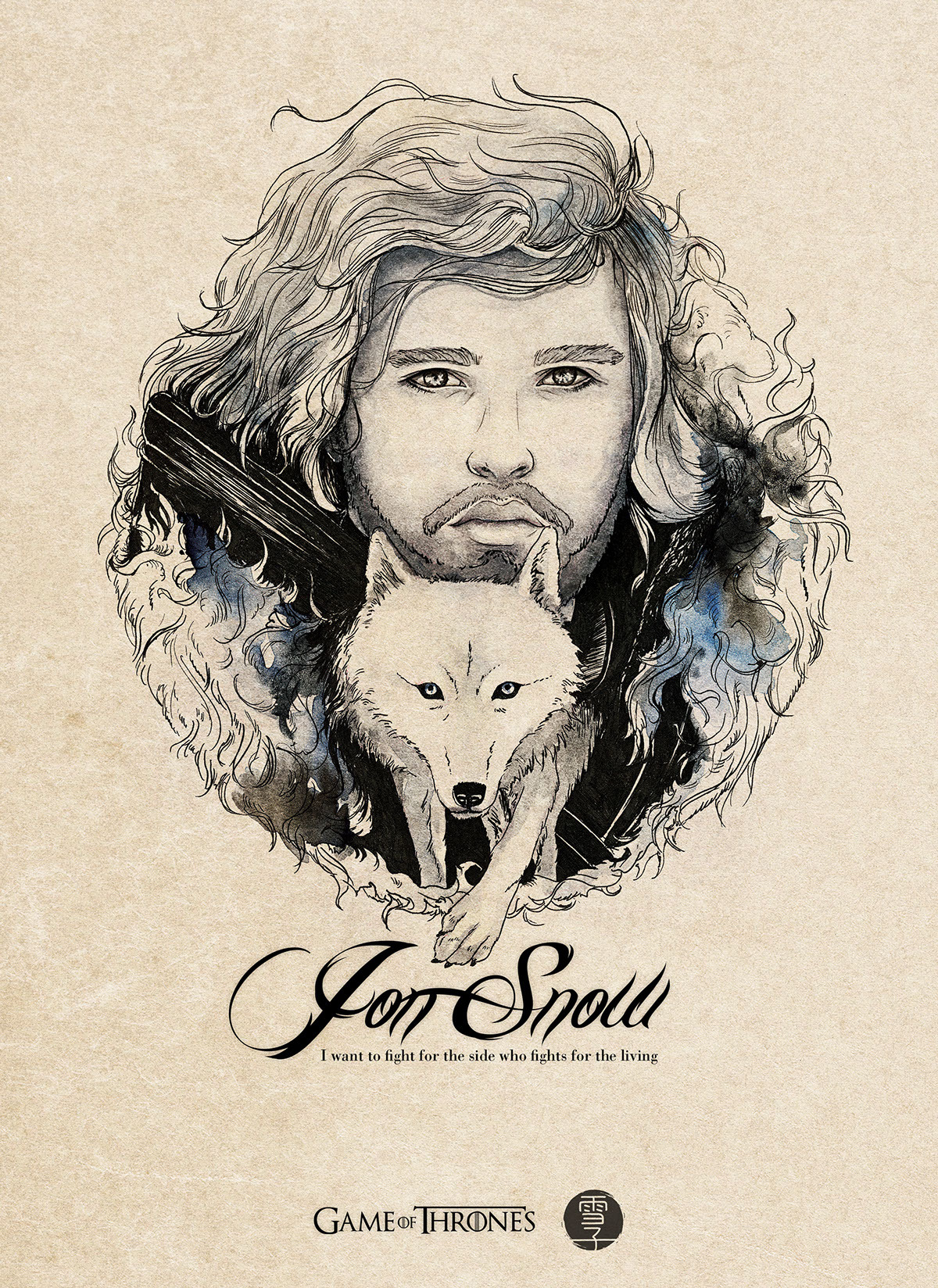 pixalry:  Game of Thrones Illustrations - Created by Jia Yi 