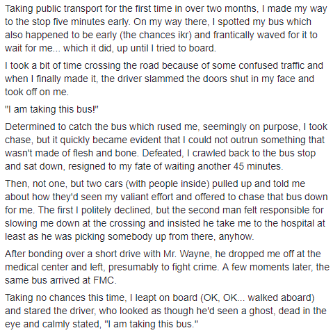 43501:  soaringsparrows:  ainaraoftime: bus drivers who re-open their doors when