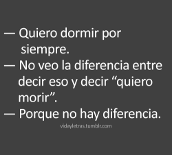 someone-in-the-mirror:  Bueno, no son lo mismo, en caso de que ya no quieras seguir durmiendo, siempre puedes despertar. 