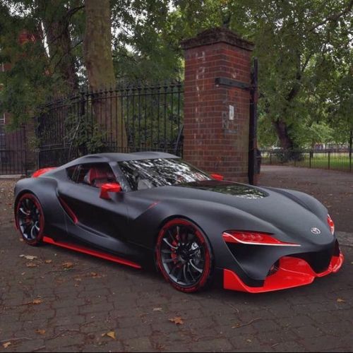 Matte black Toyota FT-1