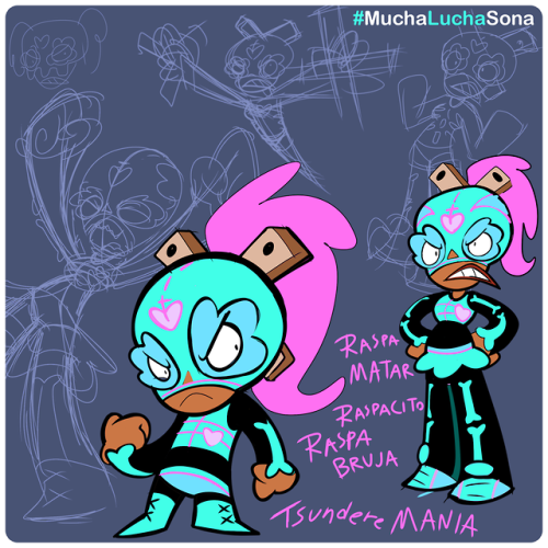 Mucha Lucha SonaWe gotta make some #MuchaLuchaSona&rsquo;s. Here&rsquo;s mine and my OC Catrina Guti