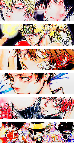 kokonosechuuta:  infinite list of things i love about katekyo hitman reborn! 1/?